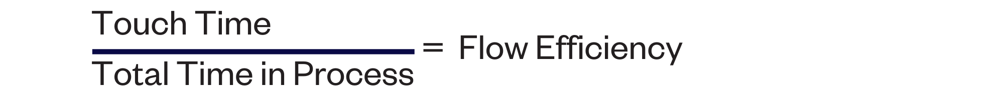 Flow efficiency